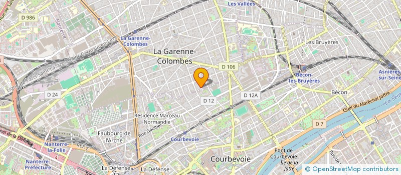 localisation de l'entreprise ASSOCIATION CRECHE LECHAIM à LA GARENNE COLOMBES