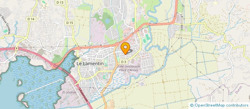localisation de l'entreprise ASSOCIATION CRECHE LES POUSSINS à LE LAMENTIN