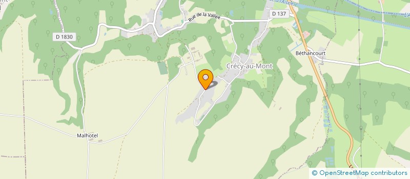 localisation de l'entreprise ASSOCIATION CRECYSSIENNE DE JEUX VIDEO (ACJV)  CRECY-AU-MONT