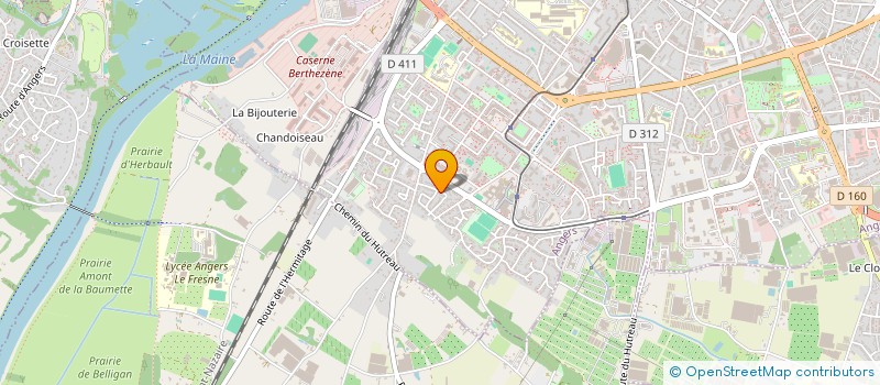 localisation de l'entreprise ASSOCIATION CREMATISTE DE L ANJOU  ANGERS