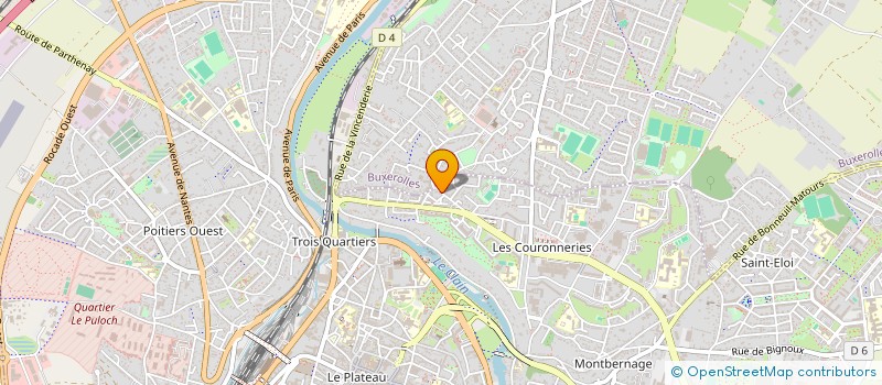 localisation de l'entreprise ASSOCIATION CREMATISTE DE LA VIENNE à POITIERS