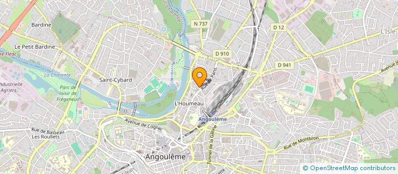 localisation de l'entreprise ASSOCIATION CREOLES CHARENTAIS à ANGOULEME