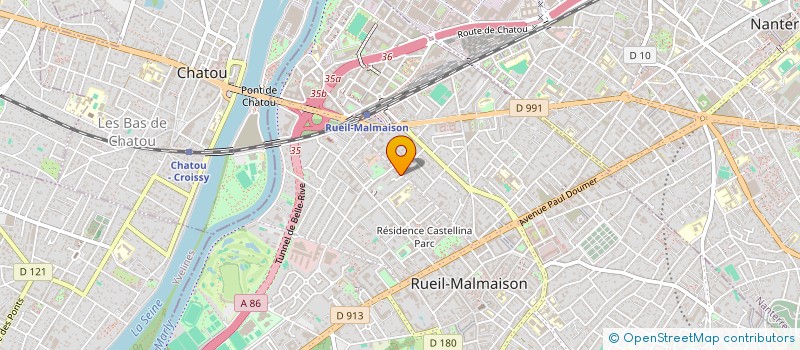 localisation de l'entreprise ASSOCIATION CREPI 92 à RUEIL-MALMAISON
