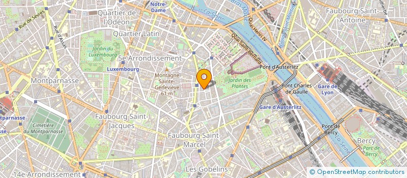 localisation de l'entreprise ASSOCIATION CRETE à PARIS