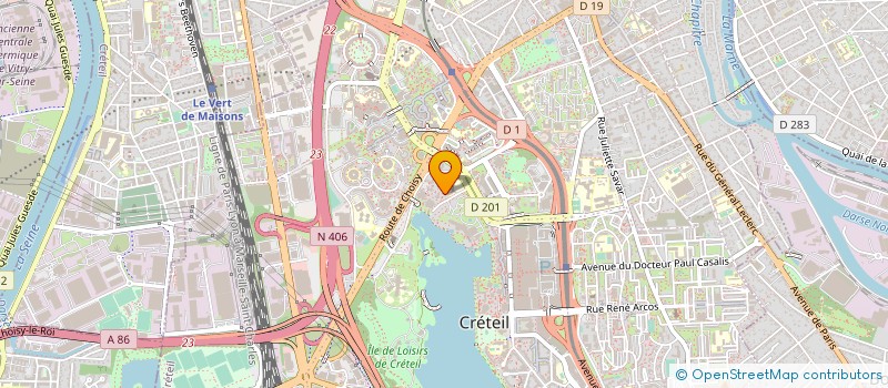 localisation de l'entreprise ASSOCIATION CRETEIL ETUDE ACTION  CRETEIL