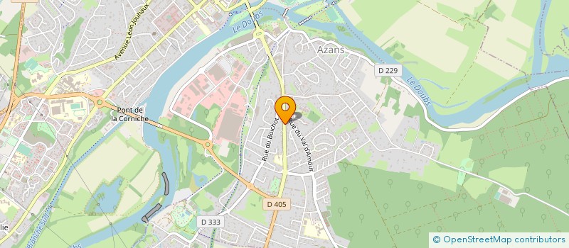 localisation de l'entreprise ASSOCIATION CREUSE ET PEUDEPIECE à DOLE
