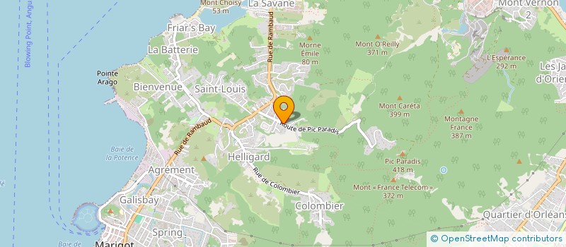 localisation de l'entreprise ASSOCIATION CRICKET SAINT-MARTIN  SAINT-MARTIN