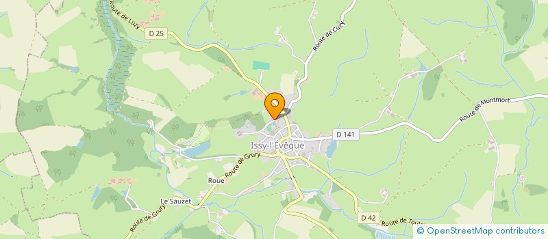 localisation de l'entreprise ASSOCIATION CRINIERE AU VENT  ISSY L'EVEQUE