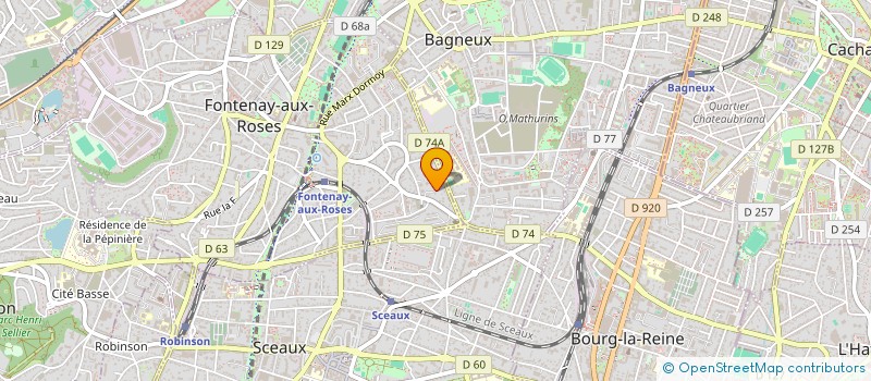 localisation de l'entreprise ASSOCIATION CRISTAL à FONTENAY-AUX-ROSES