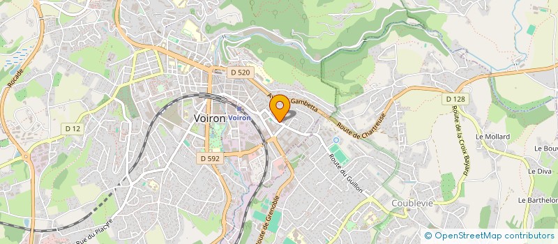 localisation de l'entreprise ASSOCIATION CRISTAL MUSIQUE à VOIRON