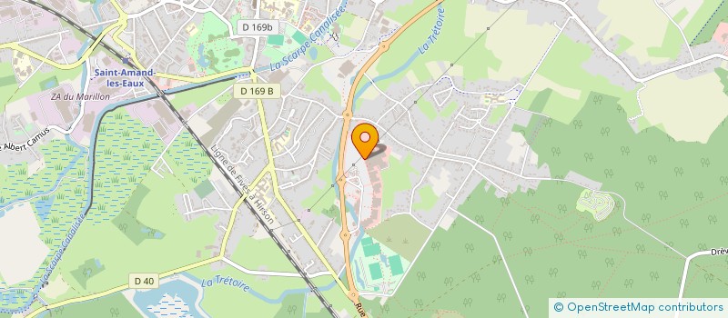 localisation de l'entreprise ASSOCIATION CRITERIUM CYCLISME SAINT-AMAND-LES EAUX  SAINT-AMAND-LES-EAUX