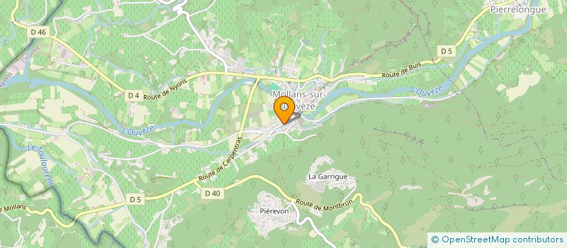 localisation de l'entreprise ASSOCIATION CROC'NOTES  MOLLANS-SUR-OUVEZE