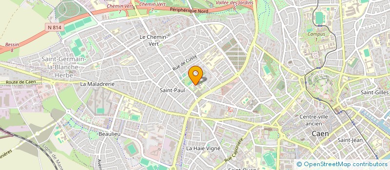 localisation de l'entreprise ASSOCIATION CROC POM à CAEN