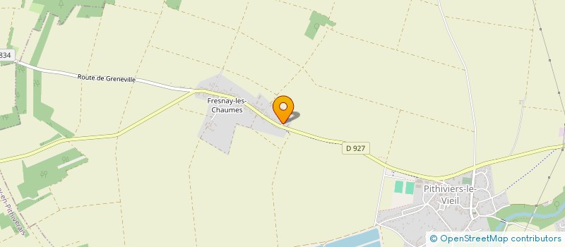 localisation de l'entreprise ASSOCIATION CROISADE ET ANIMATION à PITHIVIERS-LE-VIEIL