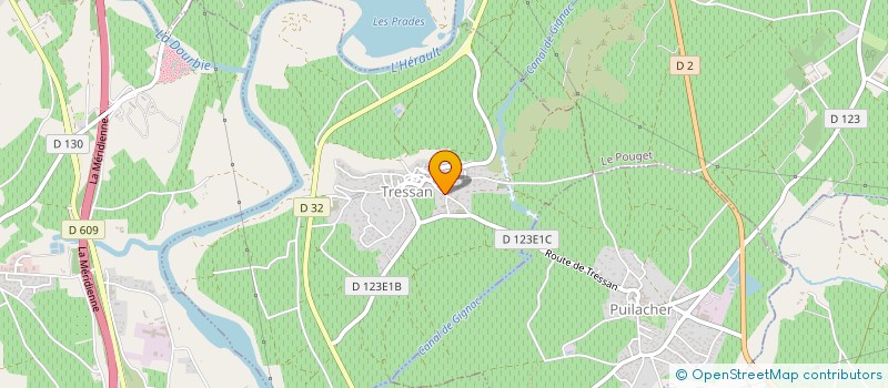 localisation de l'entreprise ASSOCIATION CROISSANCE ET BIEN ENTRE  TRESSAN