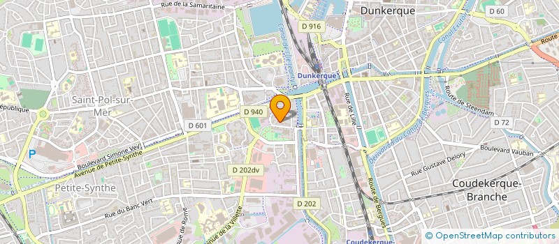 localisation de l'entreprise ASSOCIATION CROIX BLANCHE DE DUNKERQUE à DUNKERQUE
