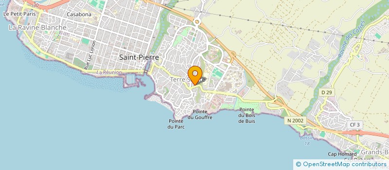 localisation de l'entreprise ASSOCIATION CROIX MARINE DE LA REUNION à SAINT-PIERRE