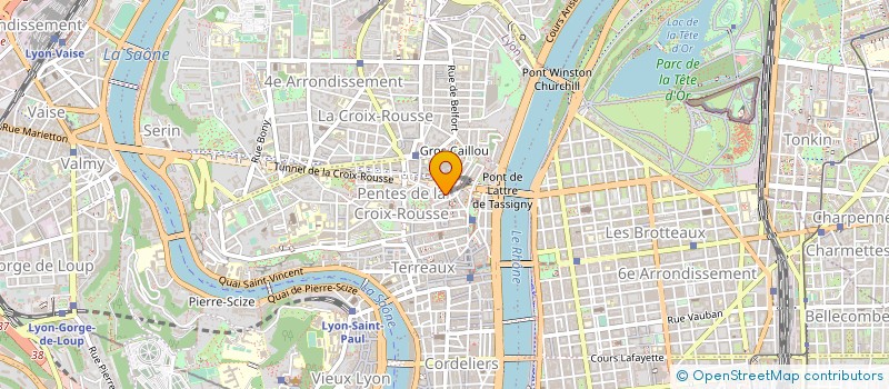 localisation de l'entreprise ASSOCIATION CROIX ROUSS'ART à LYON