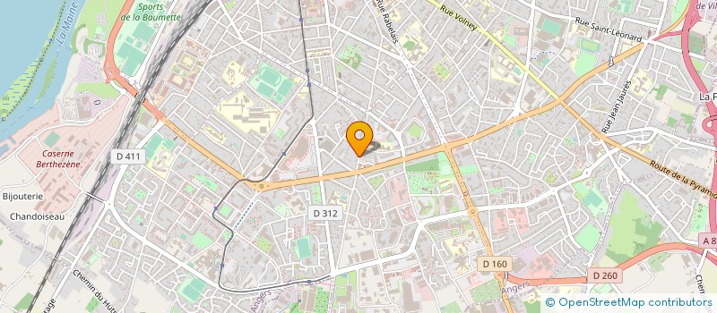 localisation de l'entreprise ASSOCIATION CROQU'ETOILE à ANGERS