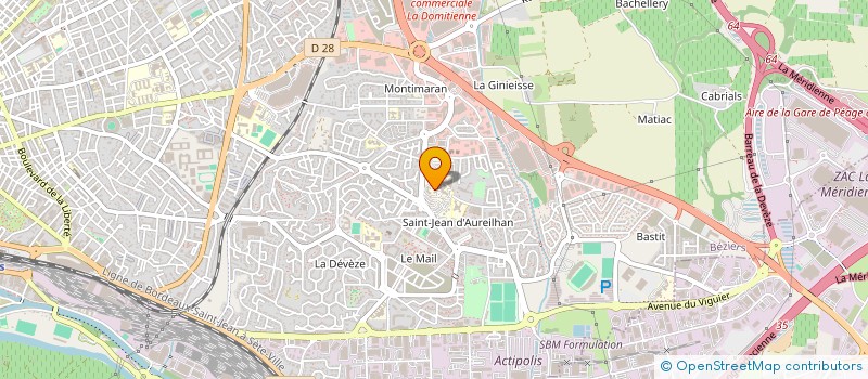 localisation de l'entreprise ASSOCIATION CROQUE SANTE à BEZIERS