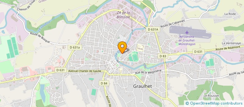 localisation de l'entreprise ASSOCIATION CUIR DE GRAULHET  GRAULHET