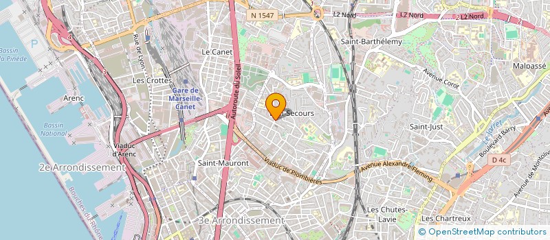 localisation de l'entreprise ASSOCIATION CUISINE ET DECOUVERTE à MARSEILLE