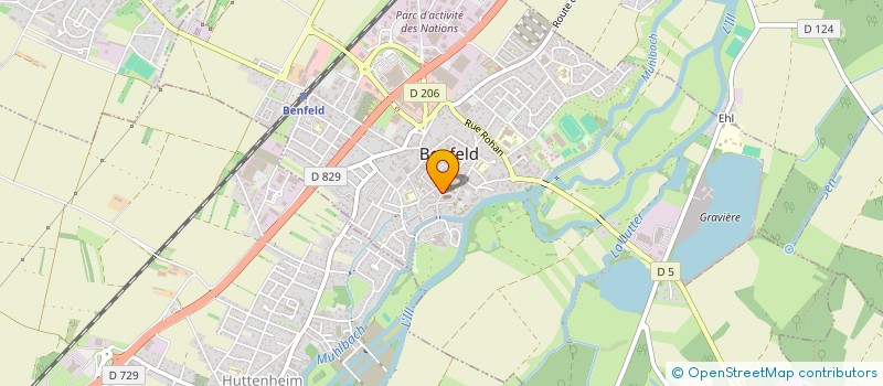 localisation de l'entreprise ASSOCIATION CUISINE ET PARTAGE  KOGENHEIM