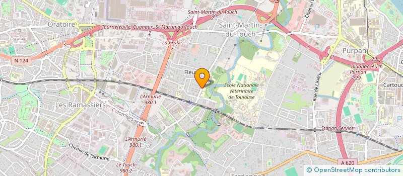 localisation de l'entreprise ASSOCIATION CUISINE SERVICE à TOULOUSE