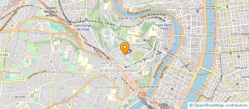 localisation de l'entreprise ASSOCIATION CUIVRES DIFFUSION à LYON