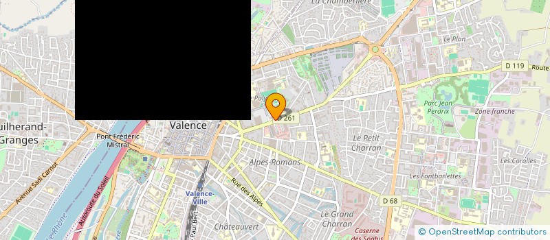 localisation de l'entreprise ASSOCIATION CUJAS DES ANCIENS DE LA FACULTE DE DROIT DE VALENCE à VALENCE