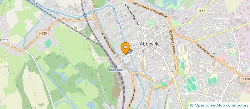localisation de l'entreprise ASSOCIATION CULTUELLE à ABBEVILLE