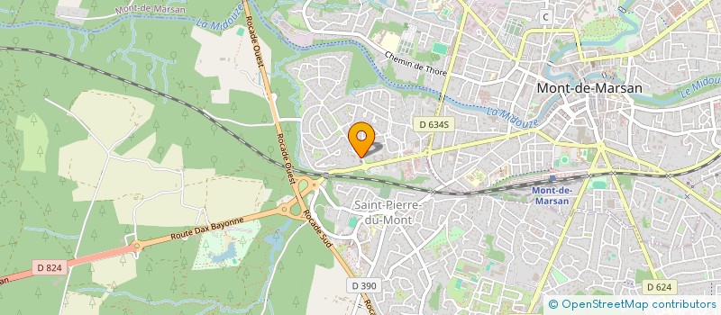 localisation de l'entreprise ASSOCIATION CULTUELLE ASSEMBLEE DE DIEU  SAINT-PIERRE-DU-MONT