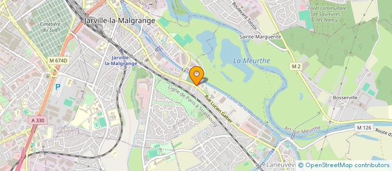 localisation de l'entreprise ASSOCIATION CULTUELLE CENTRE ISLAMIQUE DE NANCY  LANEUVEVILLE-DEVANT-NANCY