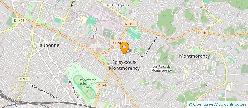 localisation de l'entreprise ASSOCIATION CULTUELLE CHALOM LOUBAVITCH DU VAL-D'OISE  SOISY-SOUS-MONTMORENCY