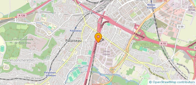 localisation de l'entreprise ASSOCIATION CULTUELLE D'EGLISE CHRETIENNE MANA DE LANGUE PORTUGAISE SECTION PALAISEAU à PALAISEAU