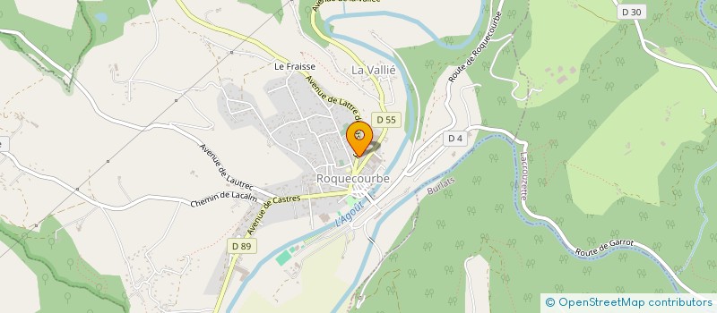 localisation de l'entreprise ASSOCIATION CULTUELLE DE L'EGLISE PROTESTANTE UNIE DE ROQUECOURBE  ROQUECOURBE