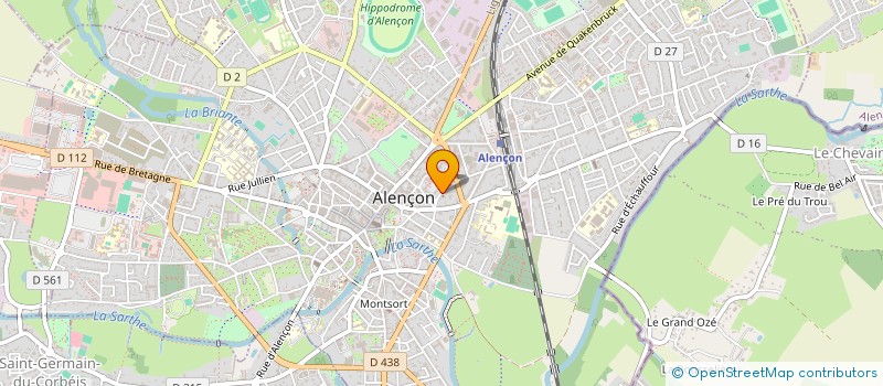 localisation de l'entreprise ASSOCIATION CULTUELLE DE L'EGLISE PROTESTANTE UNIE DES PAYS DE L'ORNE à ALENCON