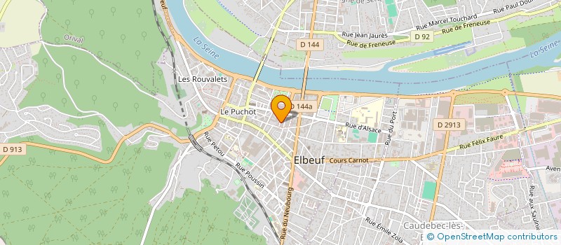 localisation de l'entreprise ASSOCIATION CULTUELLE DES ISRAELITES DU CANTON D'ELBEUF à ELBEUF