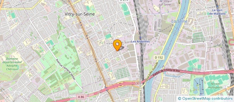 localisation de l'entreprise ASSOCIATION CULTUELLE DES MUSULMANS DE VITRY SUR SEINE à VITRY-SUR-SEINE