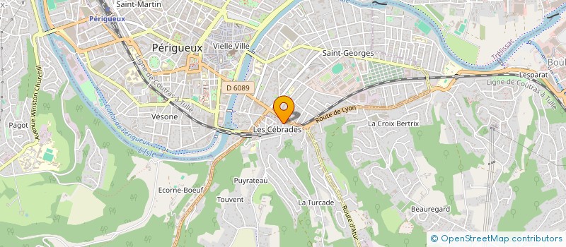 localisation de l'entreprise ASSOCIATION CULTUELLE EGLISE EVANGELIQUE BAPTISTE DE PERIGUEUX  SANILHAC