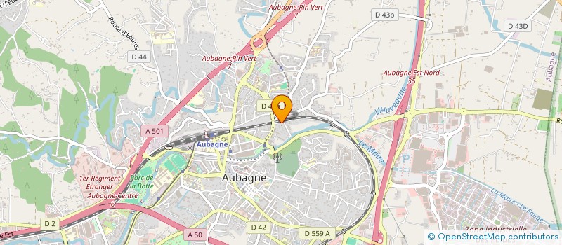 localisation de l'entreprise ASSOCIATION CULTUELLE EGLISE PROTESTANTE UNIE PAYS D'AUBAGNE ET DE L'ETOILE  AUBAGNE