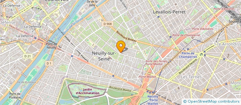 localisation de l'entreprise ASSOCIATION CULTUELLE EGLISE REFORMEE à NEUILLY-SUR-SEINE