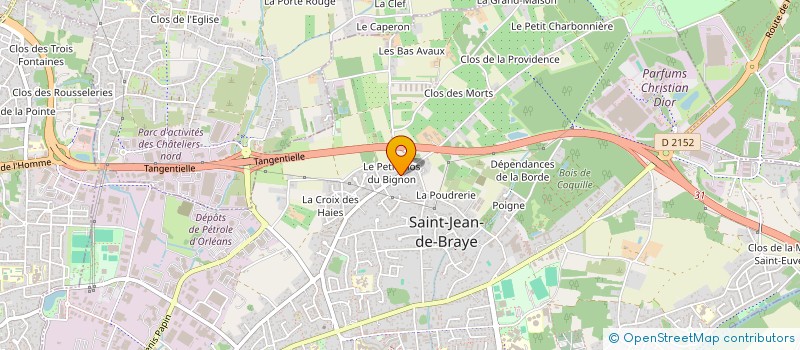 localisation de l'entreprise ASSOCIATION CULTUELLE ET CULTURELLE ABRAYSIENNE à SAINT-JEAN-DE-BRAYE