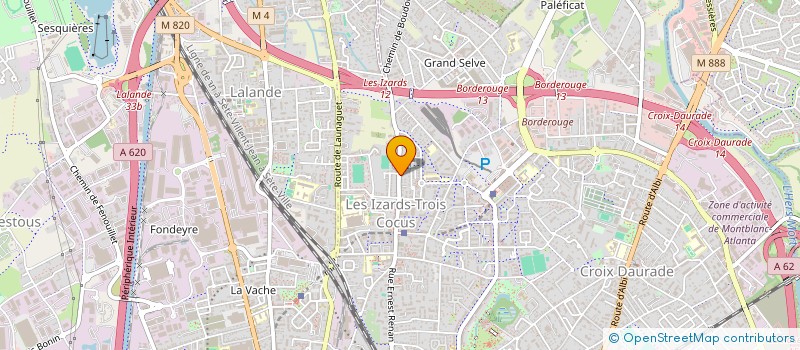 localisation de l'entreprise ASSOCIATION CULTUELLE ET CULTURELLE DES IZARDS à TOULOUSE