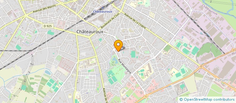 localisation de l'entreprise ASSOCIATION CULTUELLE ET CULTURELLE DES MAROCAINS DE L'INDRE à CHATEAUROUX