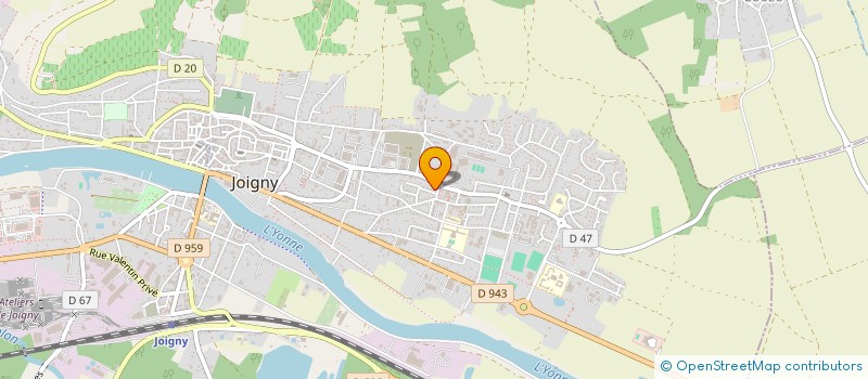 localisation de l'entreprise ASSOCIATION CULTUELLE ET CULTURELLE DES MUSULMANS DE JOIGNY à JOIGNY