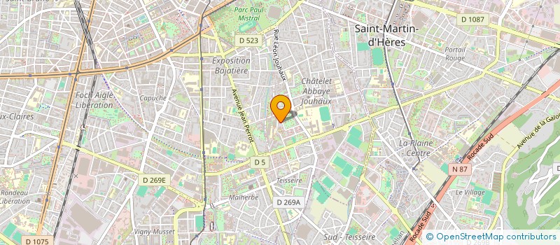 localisation de l'entreprise ASSOCIATION CULTUELLE ET CULTURELLE LA PIERRE ANGULAIRE à GRENOBLE