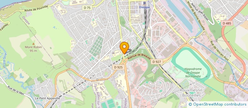 localisation de l'entreprise ASSOCIATION CULTUELLE ET SOCIO-CULTURELLE DE DIEPPE  DIEPPE