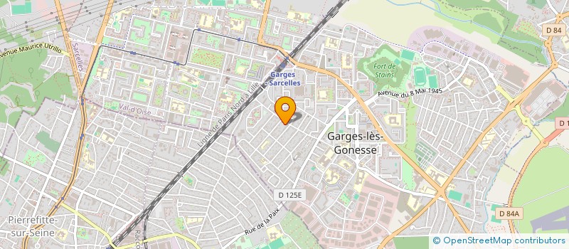 localisation de l'entreprise ASSOCIATION CULTUELLE FALAH-E-DARAINE  GARGES-LES-GONESSE