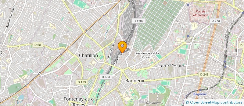 localisation de l'entreprise ASSOCIATION CULTUELLE INDOFRANCAISE JAFFARY à BAGNEUX